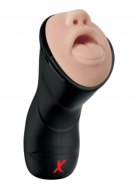 Мастурбатор-ротик Deep Throat Vibrating Stroker - Pipedream - в Южно-Сахалинске купить с доставкой