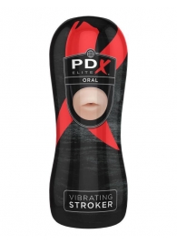 Мастурбатор-ротик Vibrating Oral Stroker - Pipedream - в Южно-Сахалинске купить с доставкой