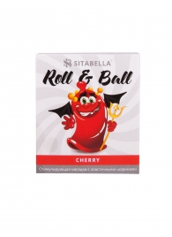 Стимулирующий презерватив-насадка Roll   Ball Cherry - Sitabella - купить с доставкой в Южно-Сахалинске
