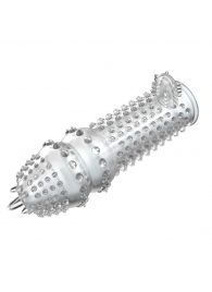 Закрытая прозрачная насадка Crystal sleeve - 14,2 см. - Erowoman-Eroman - в Южно-Сахалинске купить с доставкой