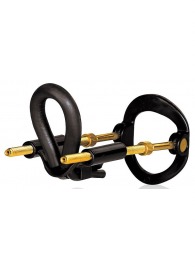 Черный экстендер-растяжитель пениса - Sex Expert - в Южно-Сахалинске купить с доставкой