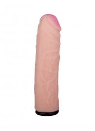 Черный пояс-трусики с насадкой  Гламур Dana  - 15,5 см. - LOVETOY (А-Полимер) - купить с доставкой в Южно-Сахалинске