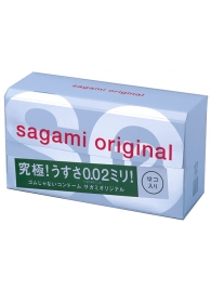 Ультратонкие презервативы Sagami Original - 12 шт. - Sagami - купить с доставкой в Южно-Сахалинске