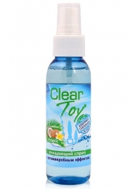 Очищающий спрей для игрушек CLEAR TOY Tropic - 100 мл. - Биоритм - купить с доставкой в Южно-Сахалинске