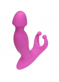 Розовый стимулятор простаты с усиками - 15 см. - 4sexdreaM - в Южно-Сахалинске купить с доставкой