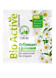Пробник лубриканта на водной основе Bio Active - 3 гр. - Биоритм - купить с доставкой в Южно-Сахалинске