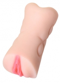 Телесный двусторонний мастурбатор Rich Fruit - вагина и анус - ToyFa - в Южно-Сахалинске купить с доставкой