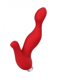 Красный силиконовый вибростимулятор простаты Proman - 12,5 см. - ToyFa - в Южно-Сахалинске купить с доставкой
