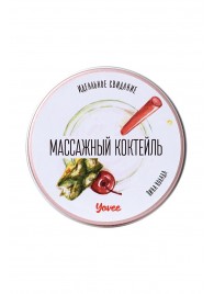 Массажная свеча «Массажный коктейль» с ароматом пина колады - 30 мл. - ToyFa - купить с доставкой в Южно-Сахалинске