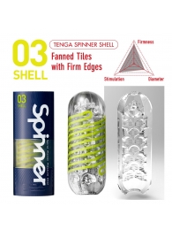 Мастурбатор SPINNER Shell - Tenga - в Южно-Сахалинске купить с доставкой