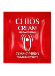 Пробник возбуждающего крема для женщин Clitos Cream - 1,5 гр. - Биоритм - купить с доставкой в Южно-Сахалинске