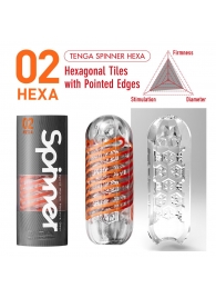 Мастурбатор SPINNER Hexa - Tenga - в Южно-Сахалинске купить с доставкой