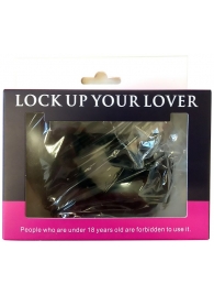 Черные меховые наручники Love с ключиками - Baile - купить с доставкой в Южно-Сахалинске