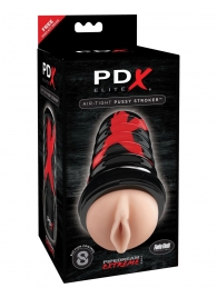 Телесный мастурбатор-вагина Air Tight Pussy Stroker - Pipedream - в Южно-Сахалинске купить с доставкой