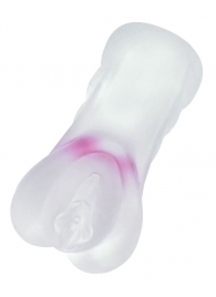 Прозрачный реалистичный мастурбатор Juicy Pussy Crystal Rose - ToyFa - в Южно-Сахалинске купить с доставкой