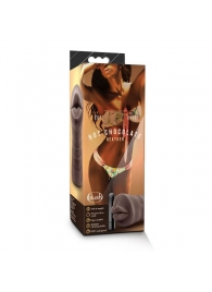 Коричневый мастурбатор-ротик Heather - Blush Novelties - в Южно-Сахалинске купить с доставкой