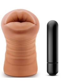 Кофейный мастурбатор-ротик Isabella - Blush Novelties - в Южно-Сахалинске купить с доставкой