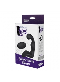 Черный вибромассажер простаты REMOTE BOOTY PLEASER - Dream Toys - в Южно-Сахалинске купить с доставкой