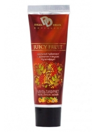 Интимный съедобный лубрикант JUICY FRUIT с ароматом фруктов - 30 мл. - БиоМед - купить с доставкой в Южно-Сахалинске