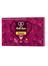 Женский возбудитель мгновенного действия Forte Love Power - 7 ампул (2,5 мл.) - Капиталпродукт - купить с доставкой в Южно-Сахалинске