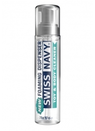 Очищающая пенка для игрушек и тела Swiss Navy Toy   Body Cleaner Foamer - 207 мл. - Swiss navy - купить с доставкой в Южно-Сахалинске