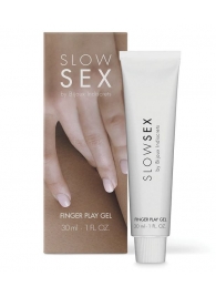 Гель для мастурбации с ароматом кокоса Slow Sex Finger Play Gel - 30 мл. - Bijoux Indiscrets - купить с доставкой в Южно-Сахалинске