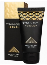 Гель для увеличения члена Titan Gel Gold Tantra - 50 мл. - Titan - купить с доставкой в Южно-Сахалинске