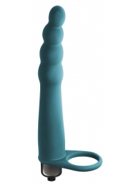 Зеленая вибронасадка для двойного проникновения Bramble - 16,5 см. - Lola Games - купить с доставкой в Южно-Сахалинске