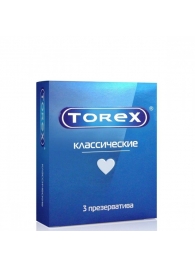 Гладкие презервативы Torex  Классические  - 3 шт. - Torex - купить с доставкой в Южно-Сахалинске