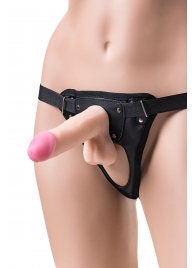 Телесный страпон на трусиках Realstick Hunter - 14,5 см. - ToyFa - купить с доставкой в Южно-Сахалинске
