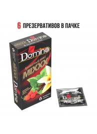Ароматизированные презервативы DOMINO  Ароматный микс  - 6 шт. - Domino - купить с доставкой в Южно-Сахалинске