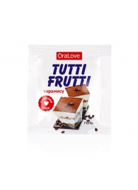 Пробник гель-смазки Tutti-frutti со вкусом тирамису - 4 гр. - Биоритм - купить с доставкой в Южно-Сахалинске
