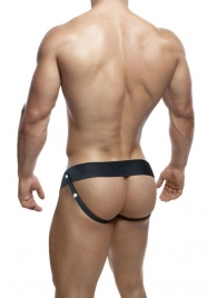 Черный мужской страпон DR. SKIN 6INCH HOLLOW STRAP ON - 16 см. - Blush Novelties - купить с доставкой в Южно-Сахалинске