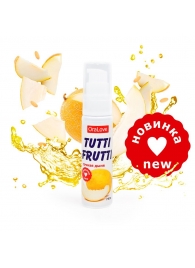 Гель-смазка Tutti-frutti со вкусом сочной дыни - 30 гр. - Биоритм - купить с доставкой в Южно-Сахалинске