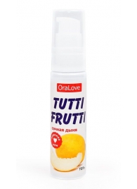 Гель-смазка Tutti-frutti со вкусом сочной дыни - 30 гр. - Биоритм - купить с доставкой в Южно-Сахалинске