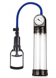 Прозрачная вакуумная помпа Sex Expert с манометром - Sex Expert - в Южно-Сахалинске купить с доставкой
