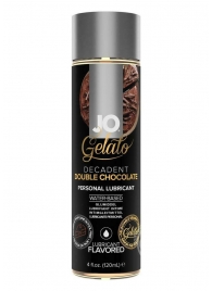 Лубрикант с ароматом шоколада JO GELATO DECADENT DOUBLE CHOCOLATE - 120 мл. - System JO - купить с доставкой в Южно-Сахалинске