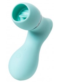 Мятный вакуум-волновой стимулятор клитора с язычком DINGO - JOS