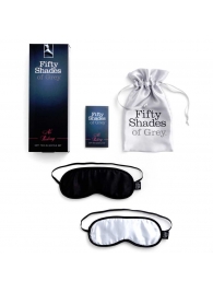 Набор из двух масок на глаза Soft Blindfold Twin Pack - Fifty Shades of Grey - купить с доставкой в Южно-Сахалинске