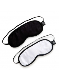 Набор из двух масок на глаза Soft Blindfold Twin Pack - Fifty Shades of Grey - купить с доставкой в Южно-Сахалинске