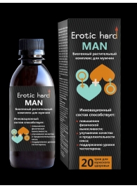 Мужской биогенный концентрат для усиления эрекции Erotic hard Man - 250 мл. - Erotic Hard - купить с доставкой в Южно-Сахалинске