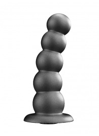 Черная насадка-плаг на харнесс PLATINUM 9 - 24 см. - LOVETOY (А-Полимер) - купить с доставкой в Южно-Сахалинске