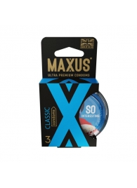 Классические презервативы в пластиковом кейсе MAXUS Classic - 3 шт. - Maxus - купить с доставкой в Южно-Сахалинске