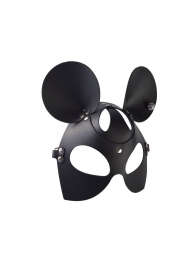 Черная кожаная маска  Мышка - Sitabella - купить с доставкой в Южно-Сахалинске