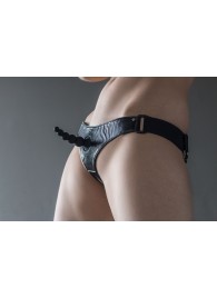 Черные трусики Better с анальной насадкой - 8 см. - Lola Games - купить с доставкой в Южно-Сахалинске