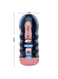 Мастурбатор-ротик Vacuum Cup Masturbator - Baile - в Южно-Сахалинске купить с доставкой