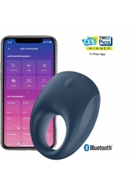 Эрекционное кольцо Satisfyer Strong One с возможностью управления через приложение - Satisfyer - в Южно-Сахалинске купить с доставкой