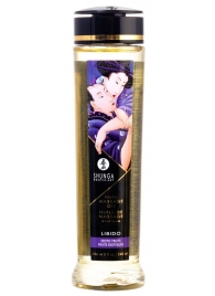 Массажное масло Libido Exotic Fruits с ароматом экзотических фруктов - 240 мл. - Shunga - купить с доставкой в Южно-Сахалинске