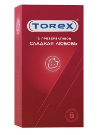 Презервативы Torex  Сладкая любовь  с ароматом клубники - 12 шт. - Torex - купить с доставкой в Южно-Сахалинске