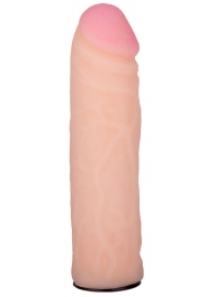 Пояс-трусики с насадкой Glamour Silver - 15,5 см. - LOVETOY (А-Полимер) - купить с доставкой в Южно-Сахалинске